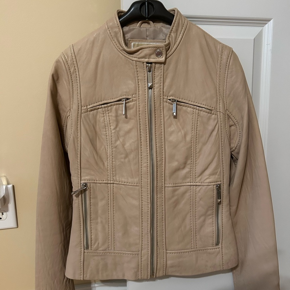 Michael Kors ladies leather jacket